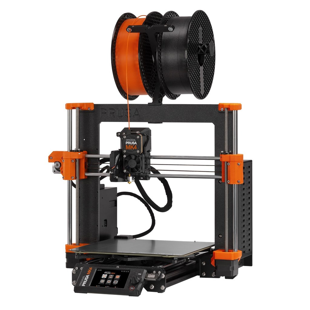 Original Prusa MK4 3D Printer (Black & Orange) - Clearance Sale