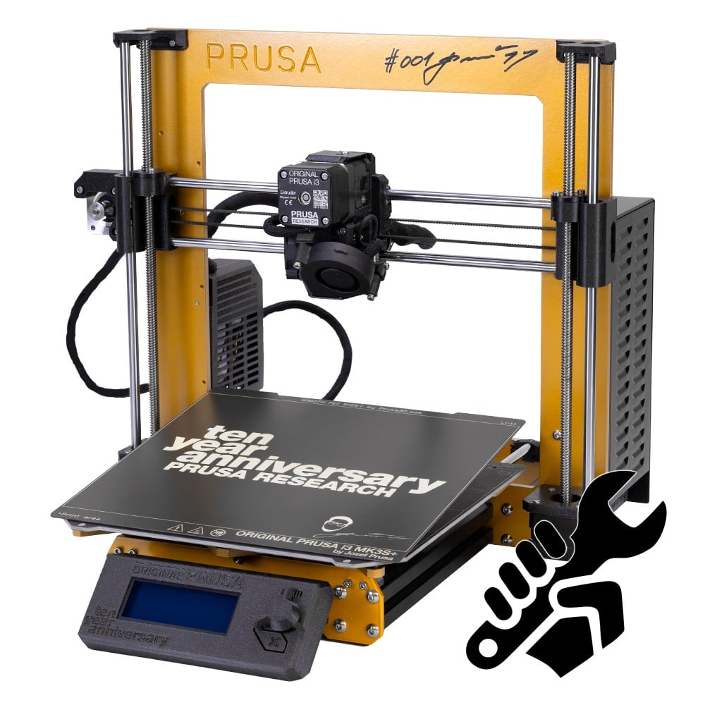 Original Prusa i3 MK3S+ 10th Anniversary Edition kit Original Prusa i3 MK3S+ 10th Anniversary Edition kit