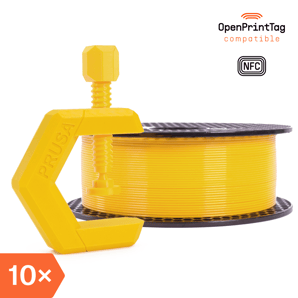 Prusament PETG Mango Yellow 1kg (NFC) – Multipack 10 ks