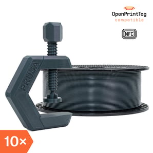 Prusament PETG Anthracite Grey 1kg (NFC) – Multipack 10 szt.