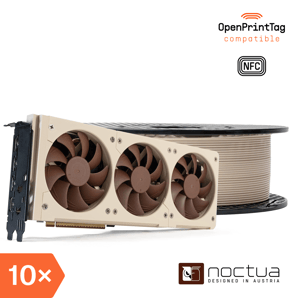 Prusament PETG Matte Noctua Beige 1kg (NFC) – Multipack 10 szt.