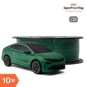 Prusament PETG Emerald Green 1kg (NFC) – Multipack 10 ks
