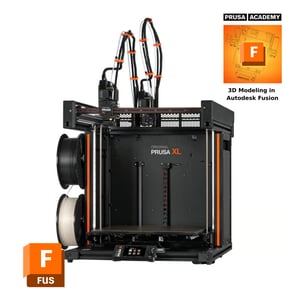 Original Prusa XL Assembled 2-toolhead 3D Printer Autodesk Fusion bundle