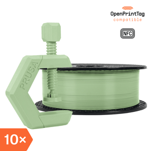 Prusament PETG Pistachio Green 1kg (NFC) – Multipack 10 ks