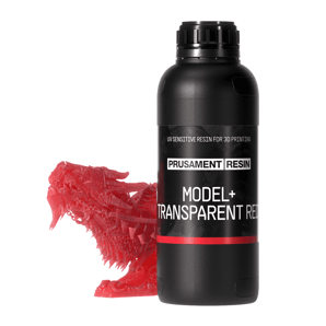Prusament Resin Model+ Transparent Red 1kg