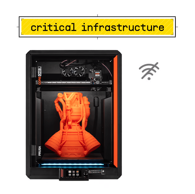 Prusa CORE One L Critical Infrastructure Edition (with encrypted 30GB USB)