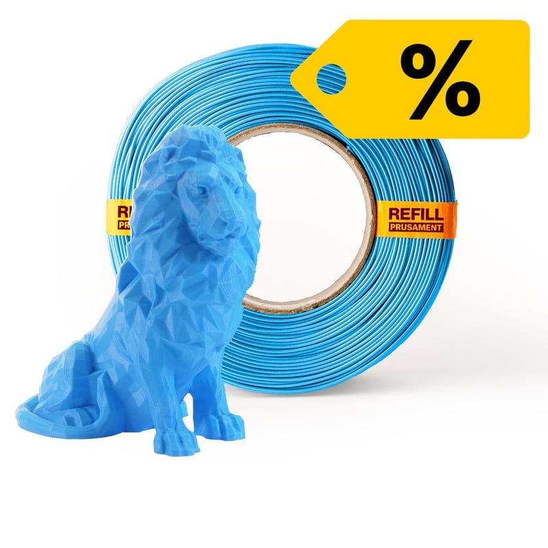 Prusament PLA Azure Blue 1kg Refill (Abverkauf)