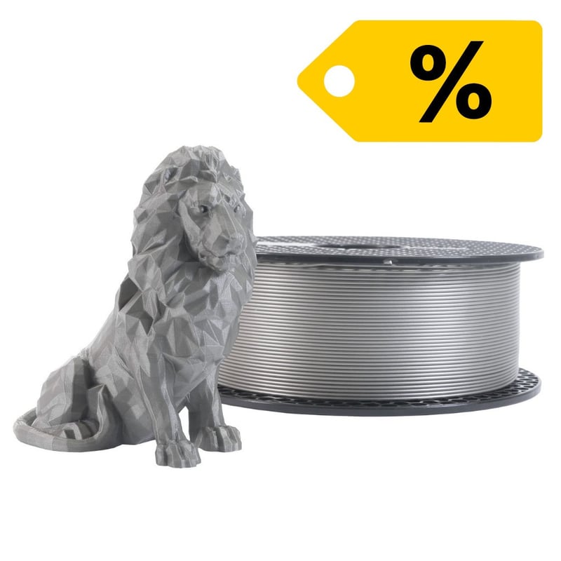 Prusament PLA Galaxy Silver 1kg (Abverkauf)