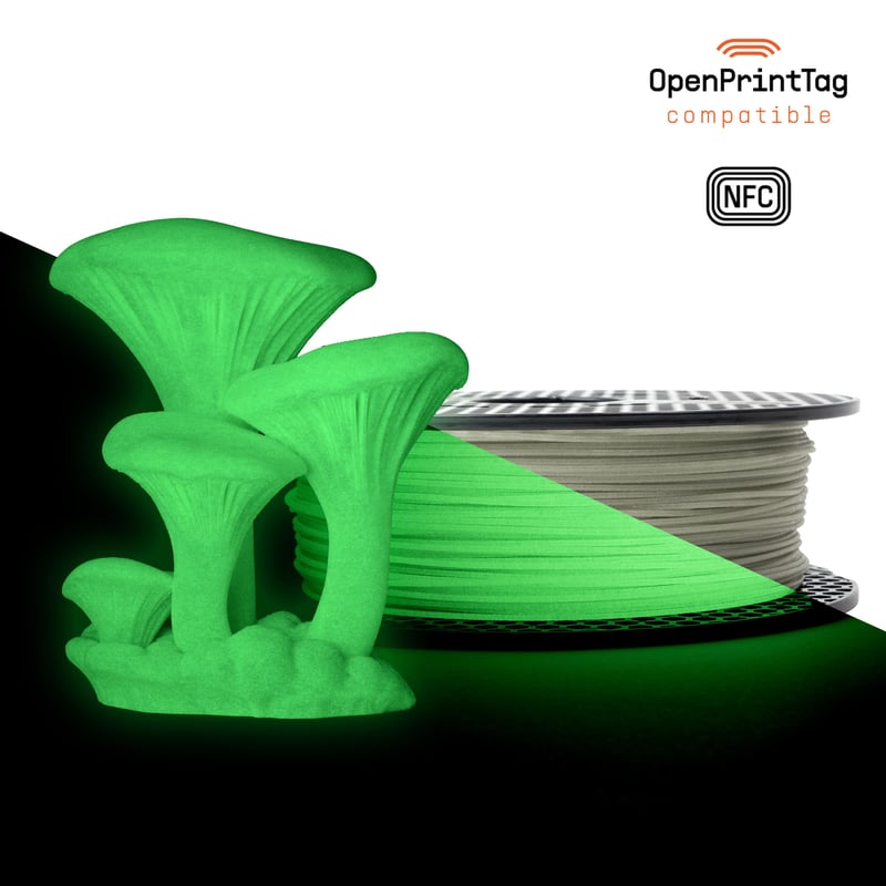Prusament PETG Ultraglow Green 800g (NFC)