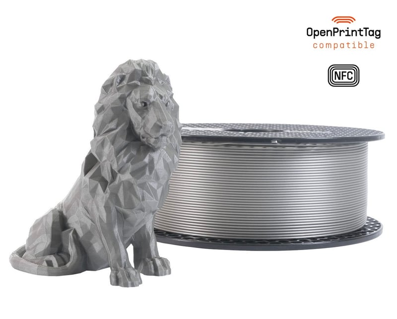 Prusament PLA Galaxy Silver 1kg (NFC)