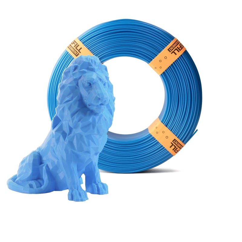 Prusament PLA Azure Blue 900g Refill (NFC Compatible)