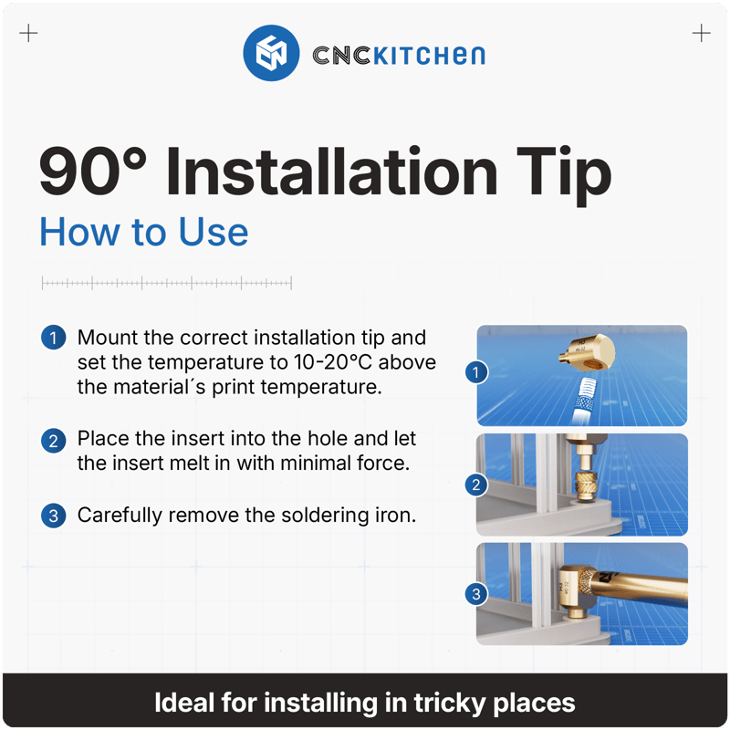 90° Installation Tip SET M2, M2.5 & M3 - Bild 4