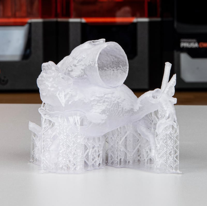 Prusament Resin Model Transparent Clear 1kg - Bild 4