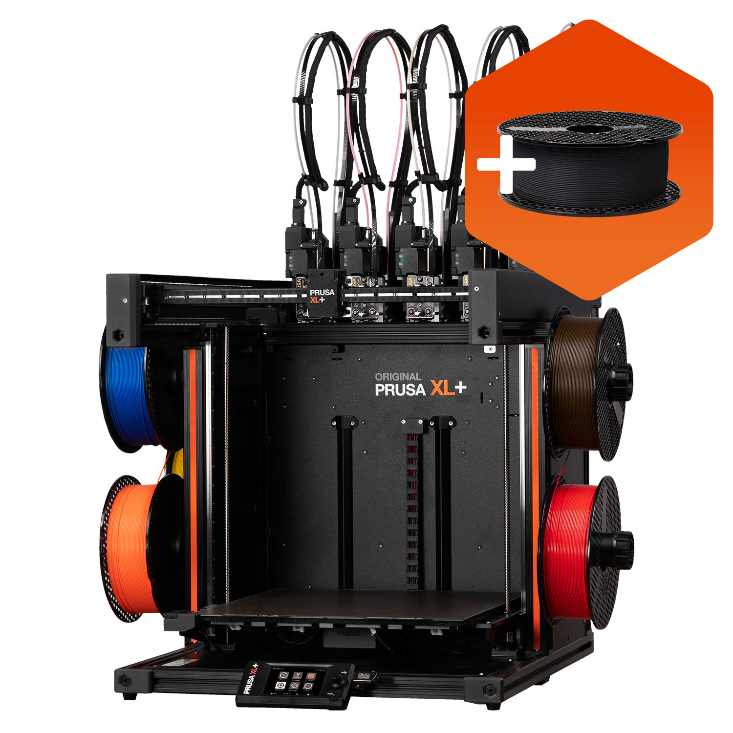 XL+ toolchanger with five docked toolheads