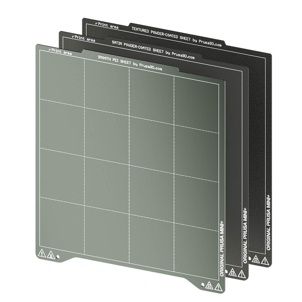 PRUSA Satin Powder-coated Print Sheet未開封 MINI Satin Powder-coated Print Sheet | Original Prusa 3D printers