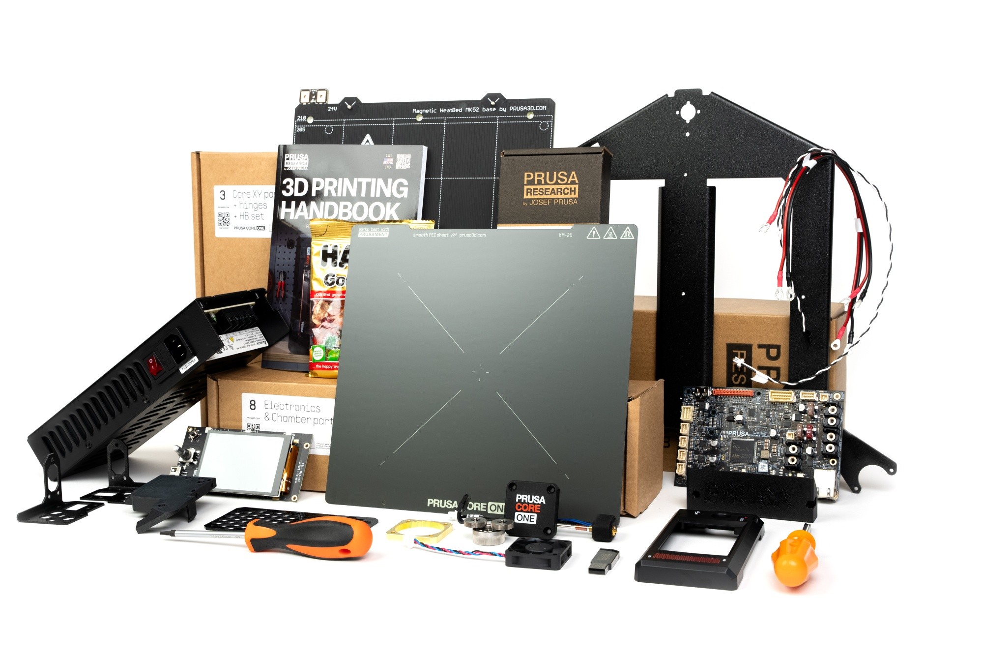 CORE One+ Assembly Kit parts