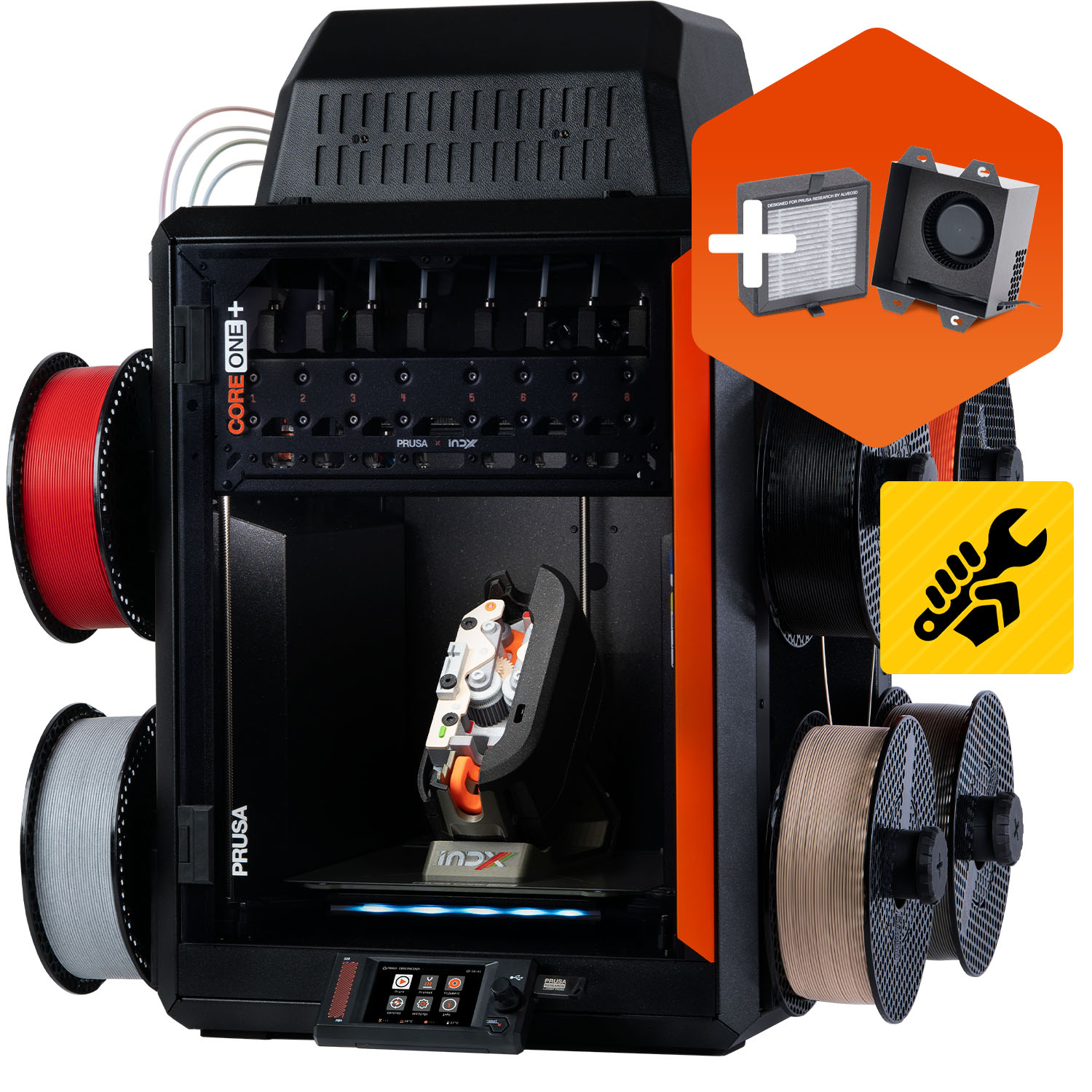 Prusa CORE One+ (Gen 2) INDX 8-Tool Assembly kit + Advanced